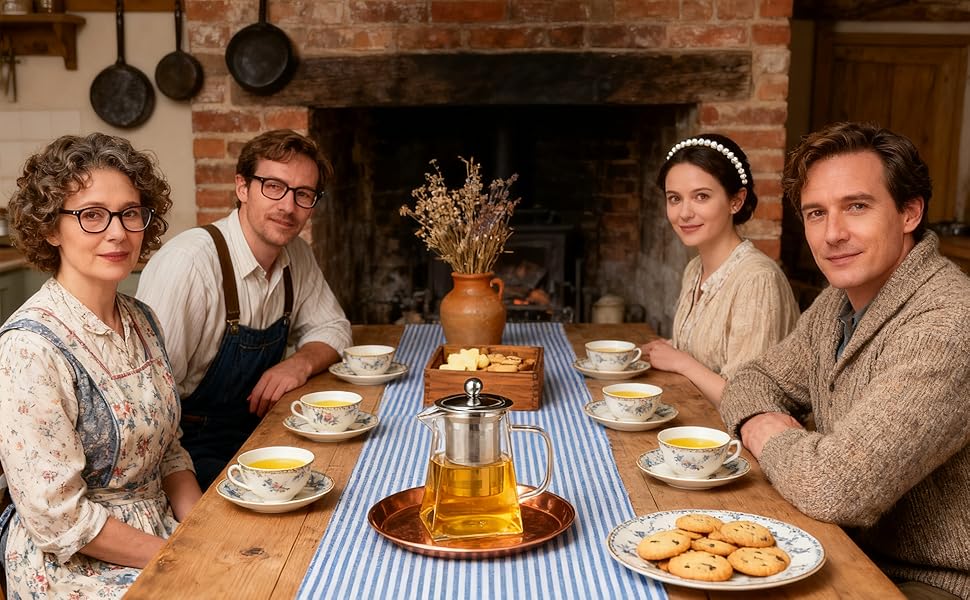 Скляний чайник LiRiQi з ситом із нержавіючої сталі, термостійкий заварник для чаю з кришкою, 950 мл, для зеленого, чорного та фруктового чаю