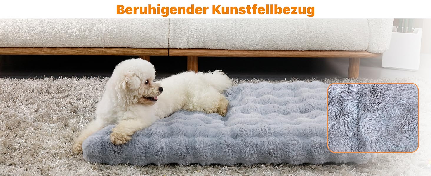 Крісло-ліжко для собак BingoPaw: м'яке, велике, водонепроникне, знімне, неслизьке, для великих та середніх собак, сіре, 90x60x10 см