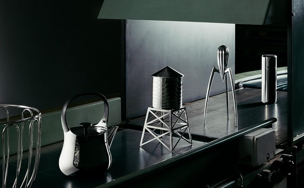 Цукорниця Alessi з нержавіючої сталі, срібляста, 8.3x9x35 см