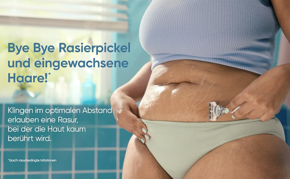 Жіноча бритва для бікіні Gillette Venus для чутливої шкіри з набором із 5 змінних касет, вологий гоління, захист від подразнень