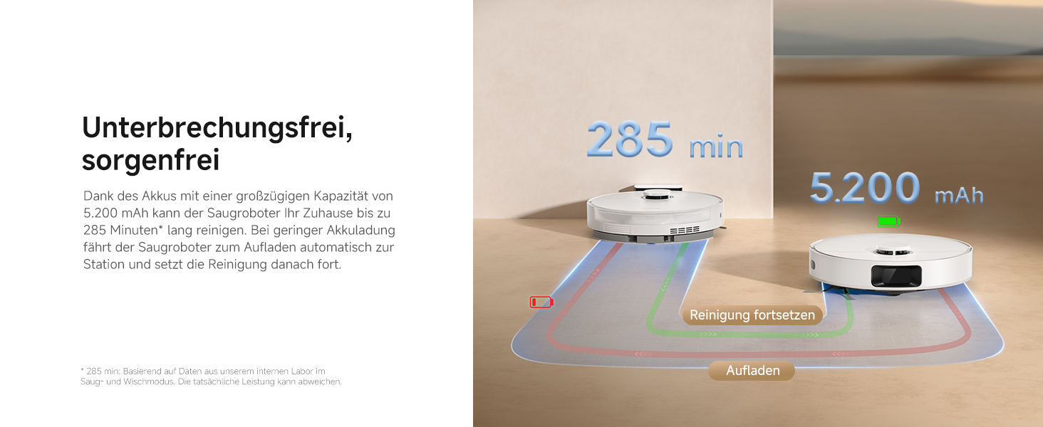 Робот-пилосос Dreame D10 Plus Gen 2 з функцією миття, автоматичним випорожненням, LiDAR-навігацією, потужністю 6000 Па та акумулятором на 285 хвилин