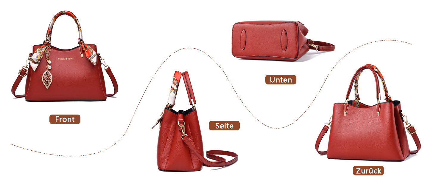 Сумка жіноча Myhozee середнього розміру з PU шкіри, чорна: сумка через плече, кросбоді, ручна сумка