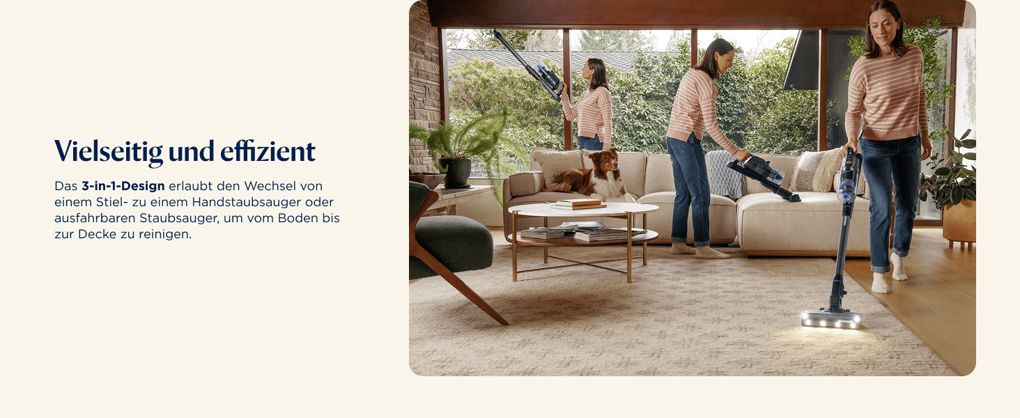 Бездротовий пилосос Bissell PowerClean FurGuard з акумулятором, 280W, самоочищувана щітка, світло FurFinder, HEPA-фільтр, акумулятор 2500 mAh, час роботи 50 хв, щітка FurGuard 4091N для видалення шерсті тварин