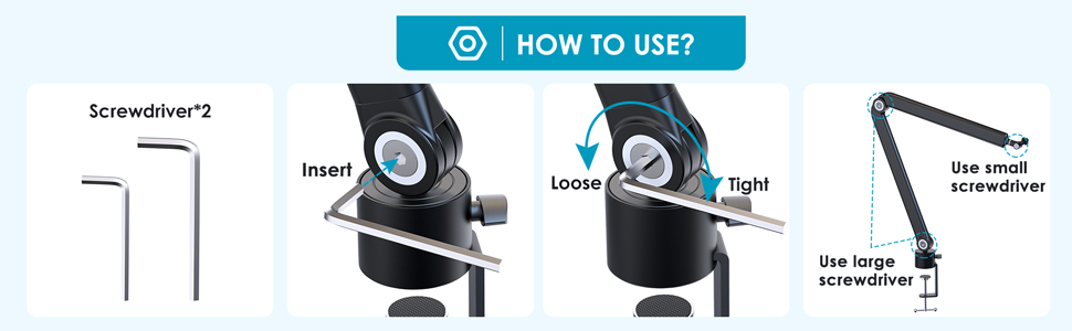 Кріплення для мікрофона YOUSHARES A-Universal (сумісний з Seiren Mini, V3 Mini/Chroma, Razer Seiren V2 X/Pro, Seiren X)