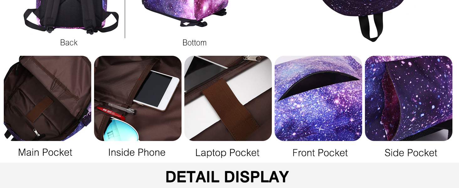 Шкільний рюкзак FANDARE Galaxy для хлопчиків та дівчаток з пеналом, 14-дюймовий відділ для ноутбука, зелений, для підлітків та дітей