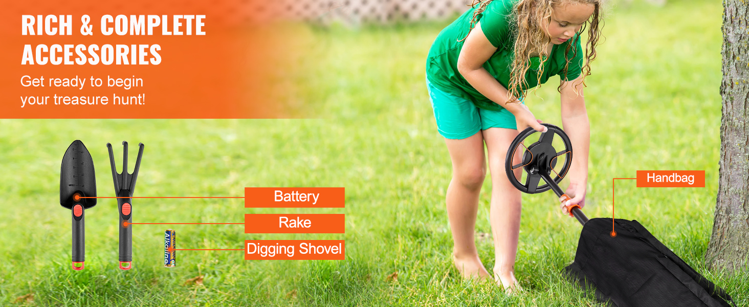 Металдетектор VEVOR Profi: професійний прилад для пошуку металу з котушкою 30 см, 7 режимів, водонепроникність IP68 (до 3 м), пошук золота, регульована ручка, Bluetooth-гарнітура, точне визначення місця розташування (15,2 см)