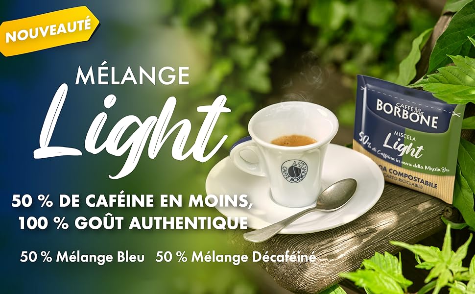 Кавові пади Caffè Borbone Blaue Mischung (Синя суміш), сумісні з ESE системою, 44 мм, 50 шт, біорозкладні