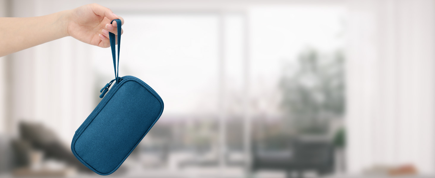 Органайзер для аксесуарів Lacdo: чохол-сумка для флеш-накопичувачів, кабелів, USB-накопичувачів (зелений, M)