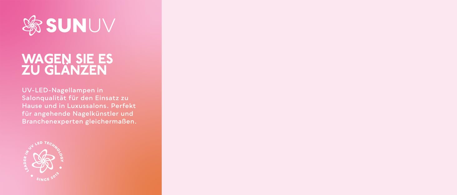 Лампа SUNUV для гель-лаку UV LED, сушарка для нігтів з 4 таймерами, LCD дисплеєм, інфрачервовим сенсором та подвійною швидкістю сушіння, колір Rose (чорний)