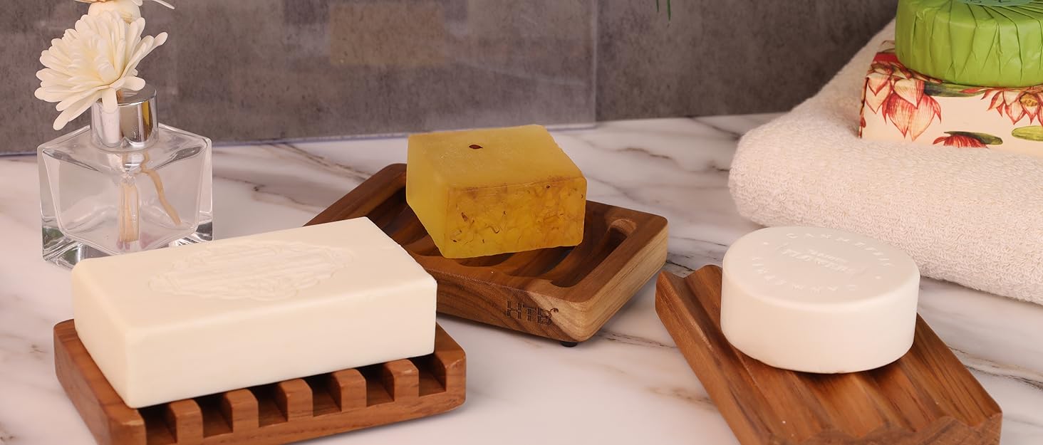 Миска для мила з теку Teak від HTB, дизайн