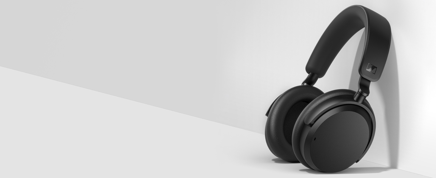 Навушники бездротові Sennheiser ACCENTUM з шумозаглушенням Bluetooth, чорні. До 50 год роботи, гібридне ANC, комфорт для подорожей та навчання