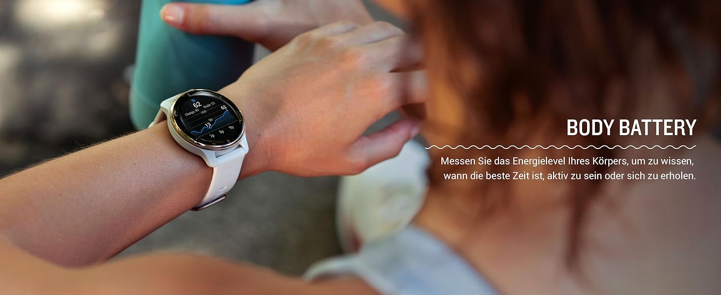 Розумний годинник Garmin Venu 2 Plus – GPS, Bluetooth, голосовий помічник, AMOLED дисплей, Garmin Music, Garmin Pay (відновлений)