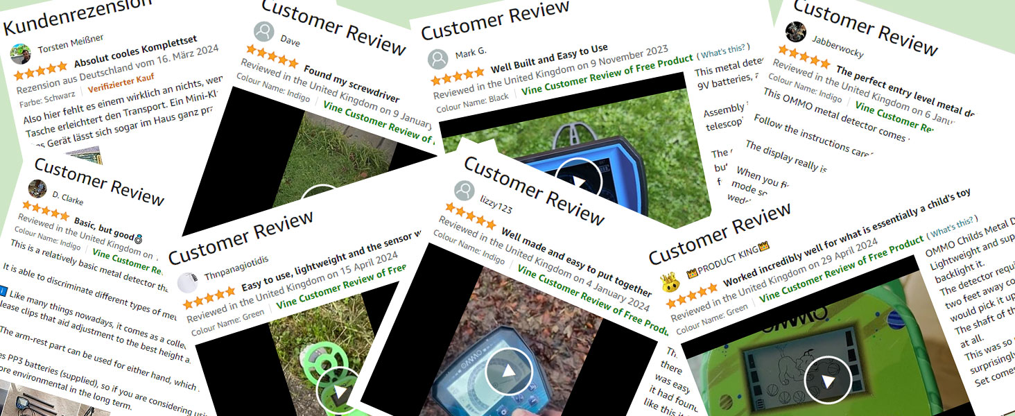 Металошукач OMMO Profi Set: 6 режимів, водонепроникний, LCD дисплей, висока чутливість, для дорослих та дітей