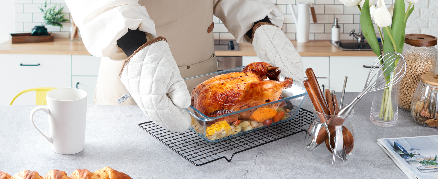 Форма для запікання NUTRIUPS, скло, 20x15x6 см, об'єм 3.5 л - прямокутна, для лазаньї