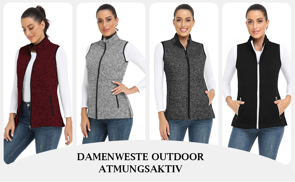 Жіноча флісова жилетка Soneven Daen Weste для бігу, походів та їзди на коні. Легка, вітронепроникна жилетка з м'якого флісу, комфортна та елегантна. Розмір M, колір: стильне рожевий.