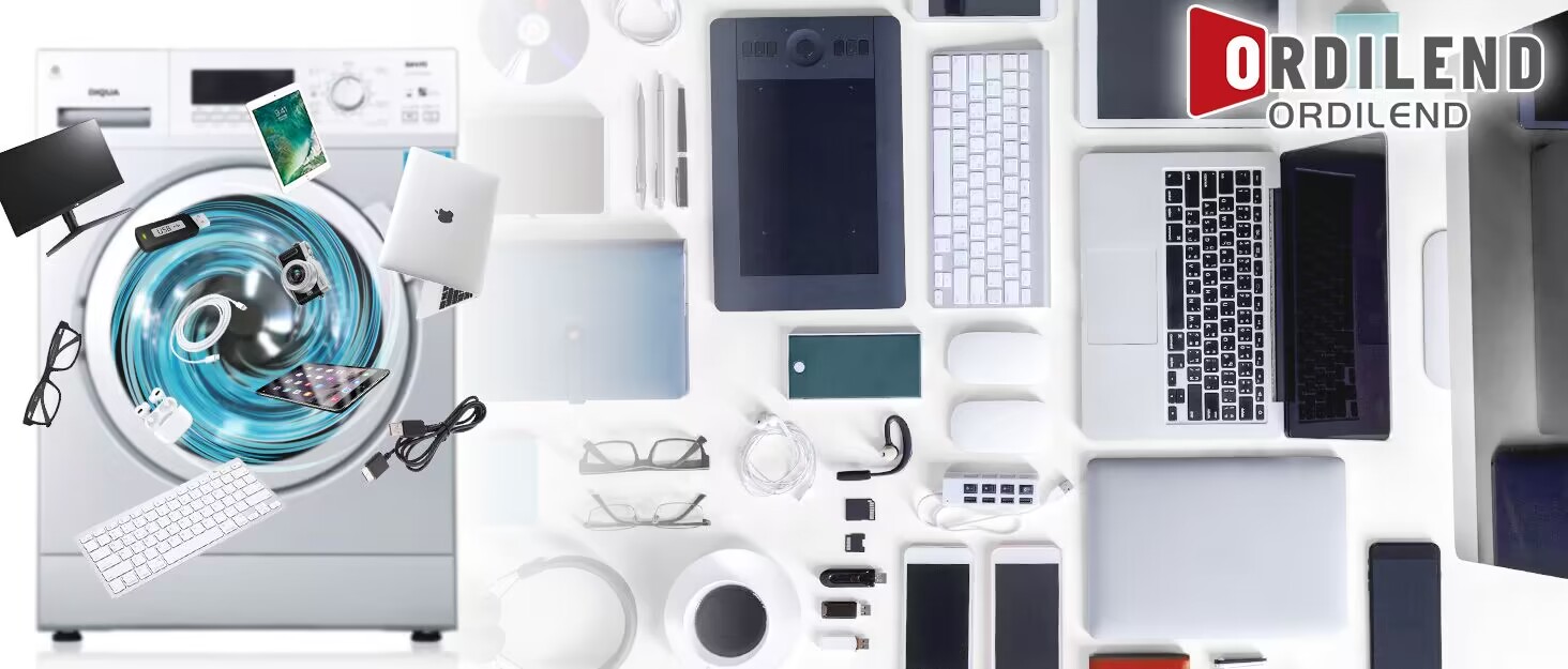 Набір для чищення клавіатури та гаджетів Ordilend: щітка, спрей, для ноутбука, телефону, планшета, ПК, монітора, камери