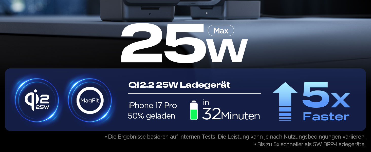 Зарядна станція Spigen Essential Qi2.2 25W 3-в-1 MagSafe для iPhone 17/16 Pro Max, Pixel 10 Pro, AirPods, Samsung Galaxy S26 Ultra - Чорна + USB-C кабель 2м