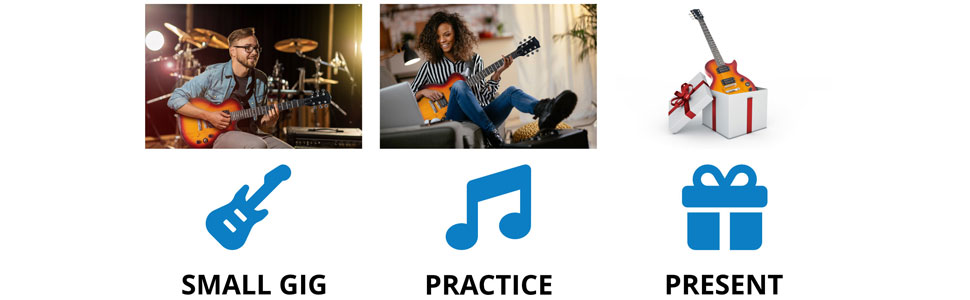 Електрогітара McGrey Rockit Single Cut Комплект для початківців (8 предметів) Orange Burst