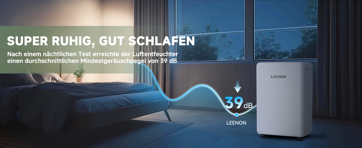 Електричний осушувач повітря 12L/день, тихий, з таймером, фільтром та захистом від дітей, смарт-режим, економний, проти цвілі та вологи