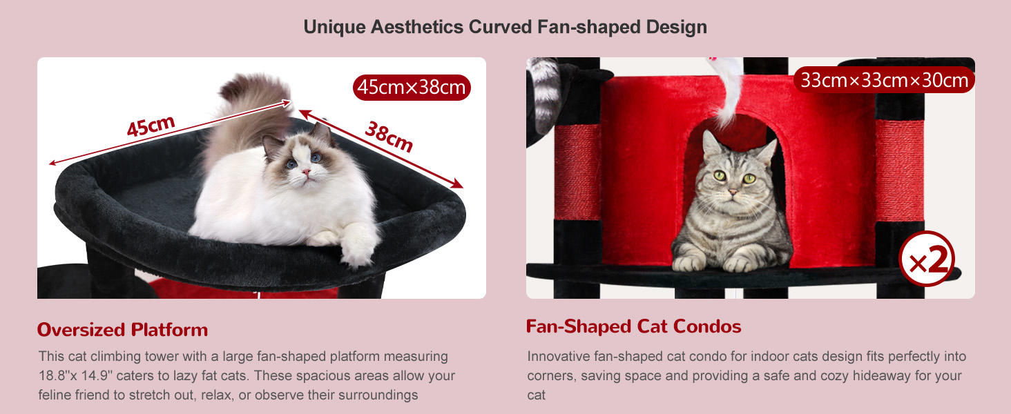 Котячий будиночок Globlazer з когтеточкою, 167 см, кутовий, для 3-4 котів, з будиночком, гамаком, платформою та м'яким кошиком