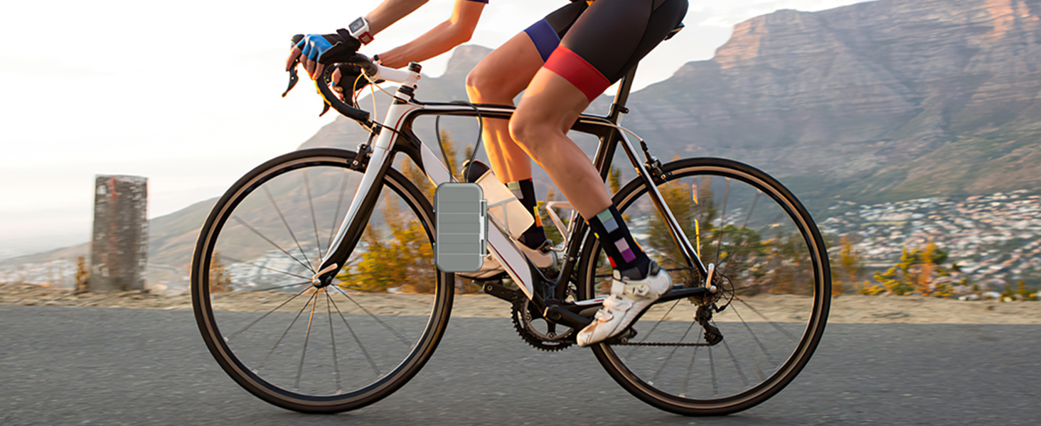 Сейф ORIA портативний з кодовим замком, водонепроникний, для відпочинку, подорожей, офісу (сірий)