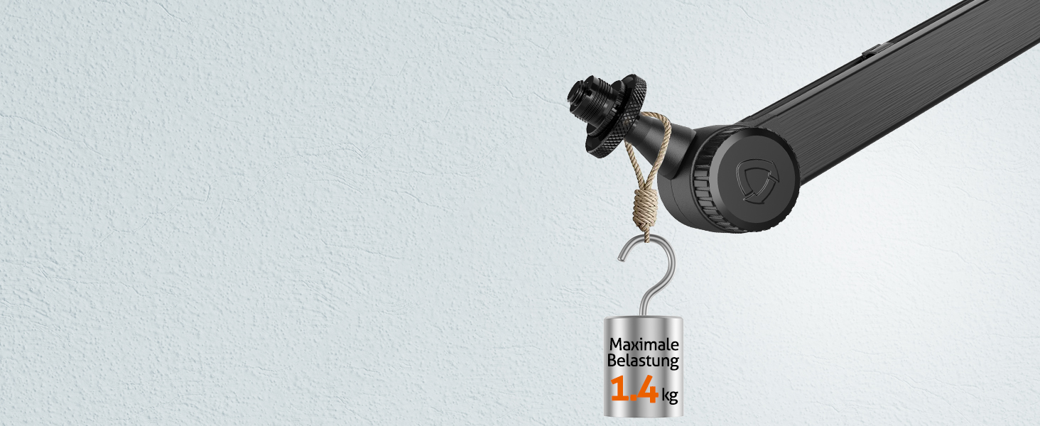 Підставка для мікрофона SUNMON для Blue Yeti та інших – міцна, 360° обертання, металева клямка, універсальна | HyperX QuadCast 2, Fifin AM8, Seiren Mini V3, MV7