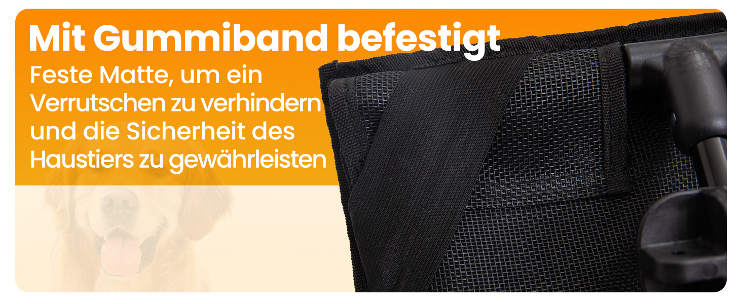 КінгКемп лежанка для собак, піднята лежанка для домашніх тварин, лежанка для собак на відкритому повітрі, чорна, 57 x 57 x 23 см (126 x 66 x 33 см)