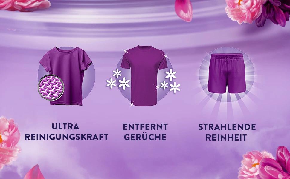 Рідкий пральний засіб Lenor Amethyst для прання білизни, 4.5 л (на 100 прань)