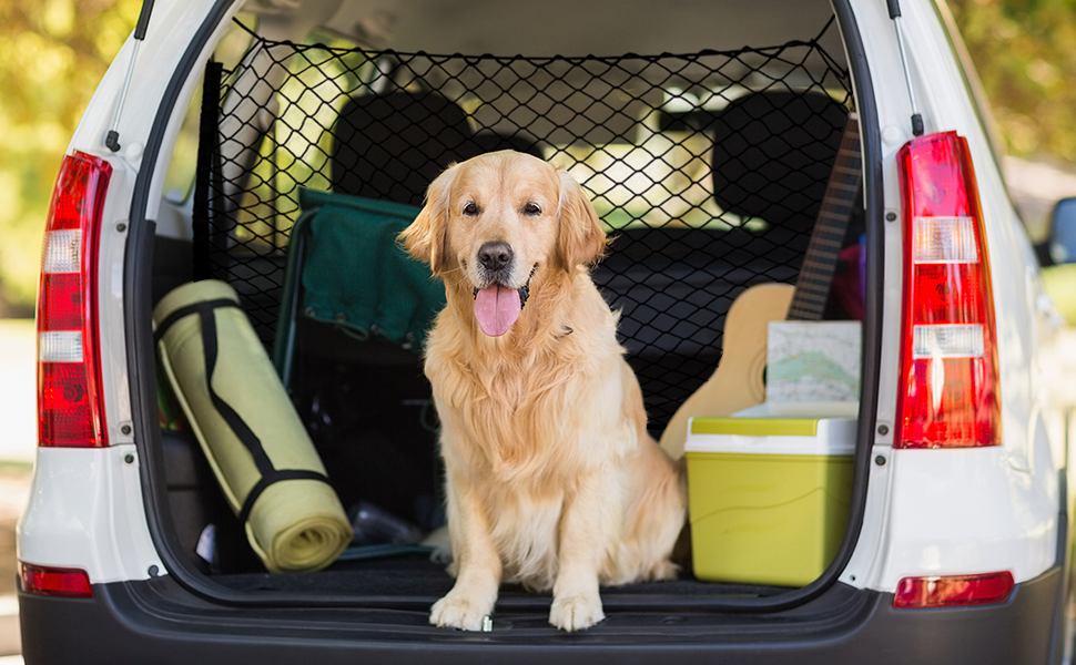 Сітка для собак у машину 120*70 см - захист та безпека для тварин