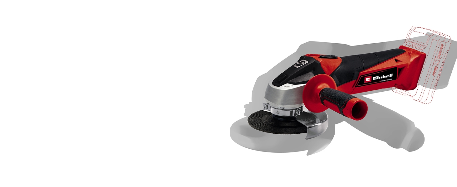 Набір акумуляторних інструментів Einhell Power X-Change (18 В): дриль-шуруповерт TE-CD 18/40, кутова шліфмашинка TC-AG 18/115 Li, електролобзик TC-JS 18 Li, з акумулятором 4.0 Ah, зарядним пристроєм, аксесуарами та сумкою