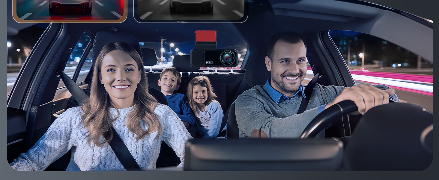 Автомобільний відеореєстратор 360° 4-канальний FHD 1080P (передній, задній, лівий, правий), 3