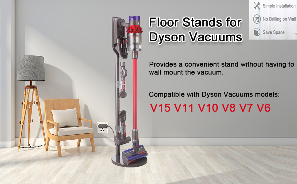 Сумка-органайзер для пилососів Dyson V15, V11, V10, V8, V7, V6 - чорний