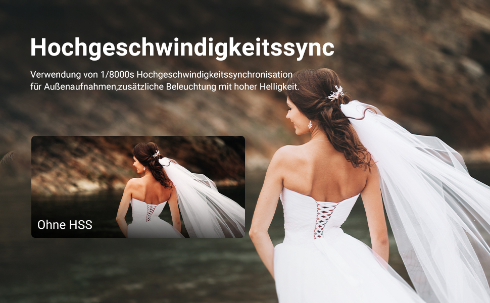 Спалах NEEWER Z2-N 2.4G TTL з круглим голівкою для Nikon, 76W, швидка модель зміна, HSS 1/8000s, 2600mAh акумулятор