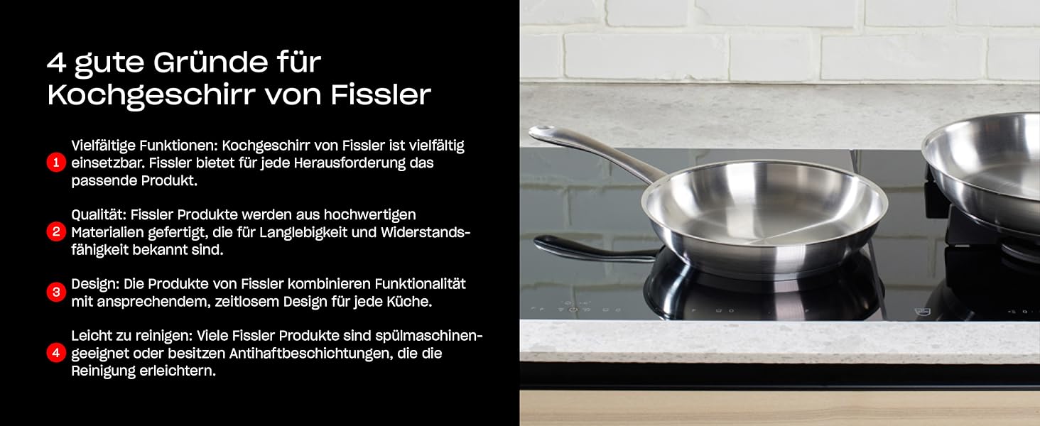 Ложка для спагетті Fissler Magic, нержавіюча сталь, з отвором для зливу, полірована, для посудомийної машини