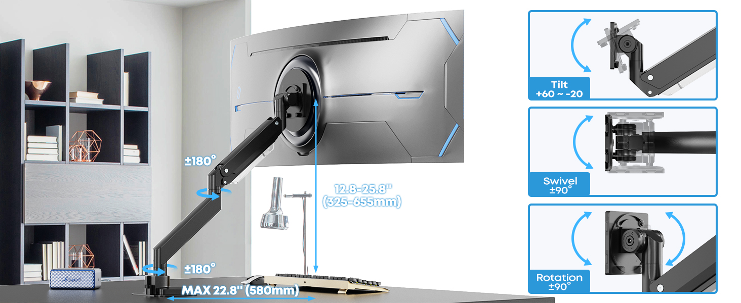 Кріплення для монітора PUTORSEN: підходить для екранів 17-57