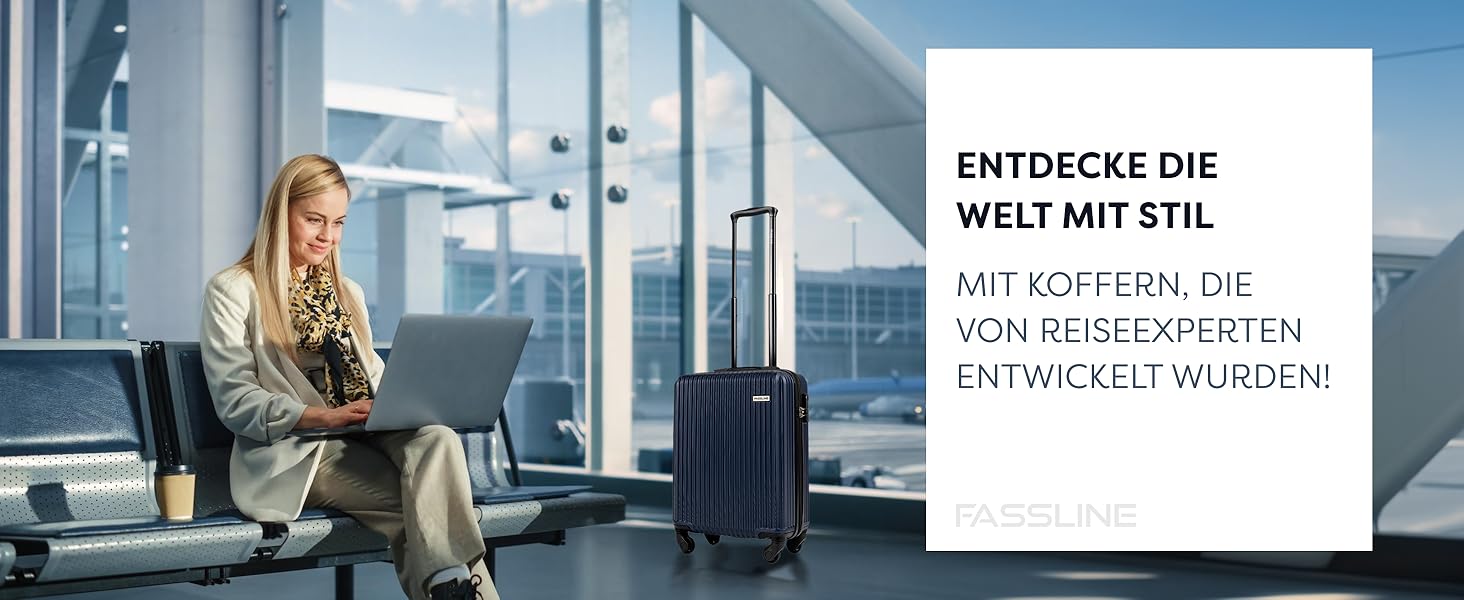 Набір валіз 3 шт: ручна, середнього та великого розміру. Чохол з ABS-пластику, 4 колеса, кодовий замок, телескопічна ручка. Набір валіз (малий + середній + великий). Колір: темно-синій, ручна валіза (M)