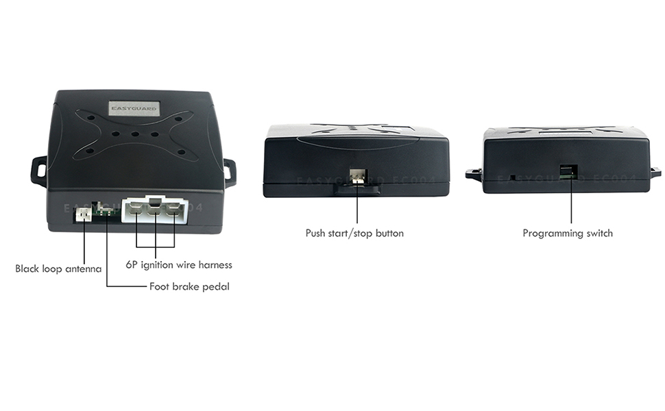 Система автосигналізації EasyGuard Smart із RFID, кнопкою старту, безключовим доступом і сенсорним управлінням