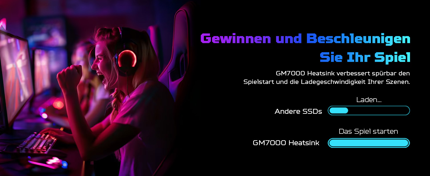 SSD Acer Predator GM7000 1TB NVMe PCIe Gen4 з DRAM Cache - для ПК, ноутбука, PS5