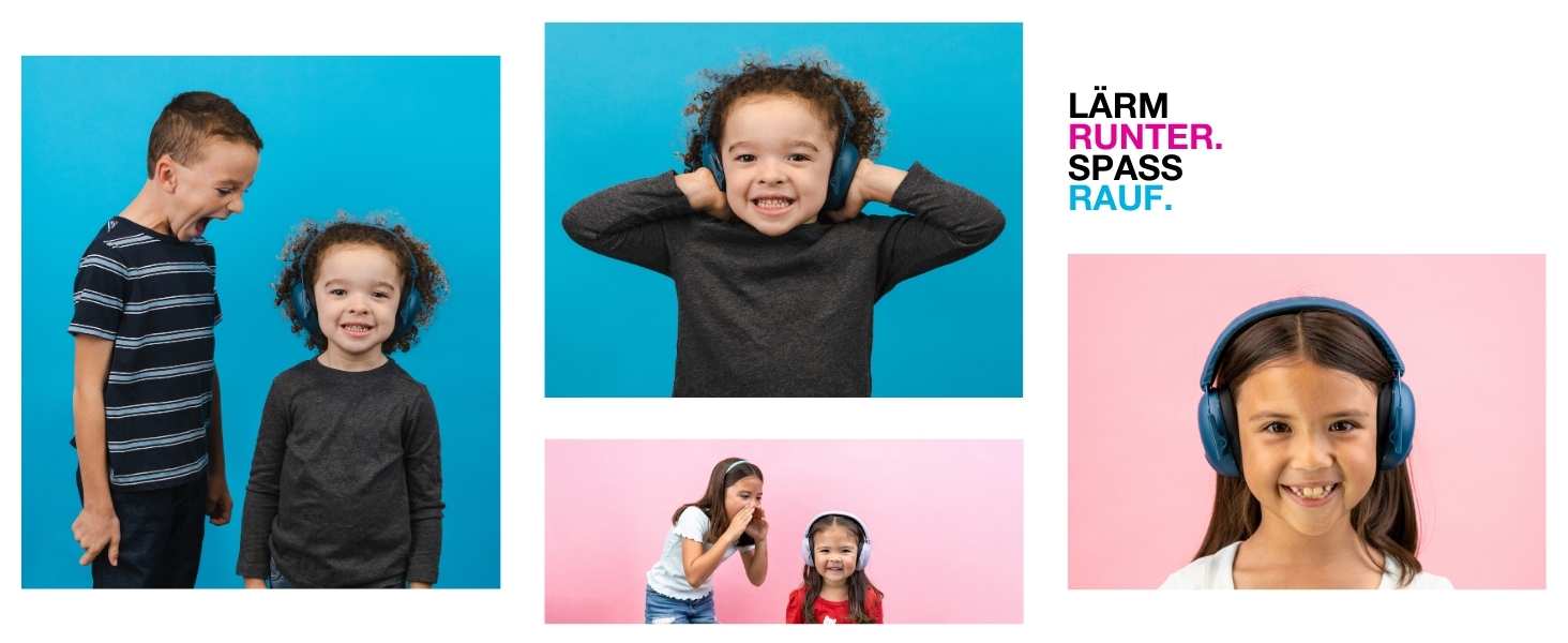 Навушники для дітей JLab JBuddies Protect, фіолетовий, захист від шуму 23dB