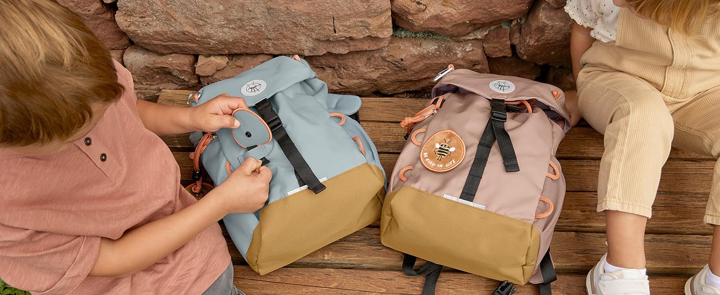 Дитячий рюкзак LÄSSIG для садка та прогулянок - від 3 років, 9 літрів, колір горіх