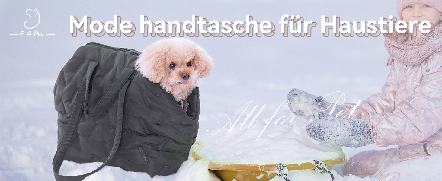 Сумка-переноска для собак та цуценят, 40x20x24 см, Khaki (M, Чорний)