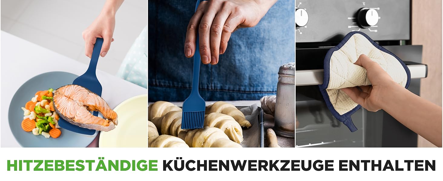 Набір кухонного посуду NutriChef 54 елементи – сковороди, каструлі, аксесуари, з ножами, формами для випічки – для Induktion, газу та електро – здорове та знежирене приготування їжі