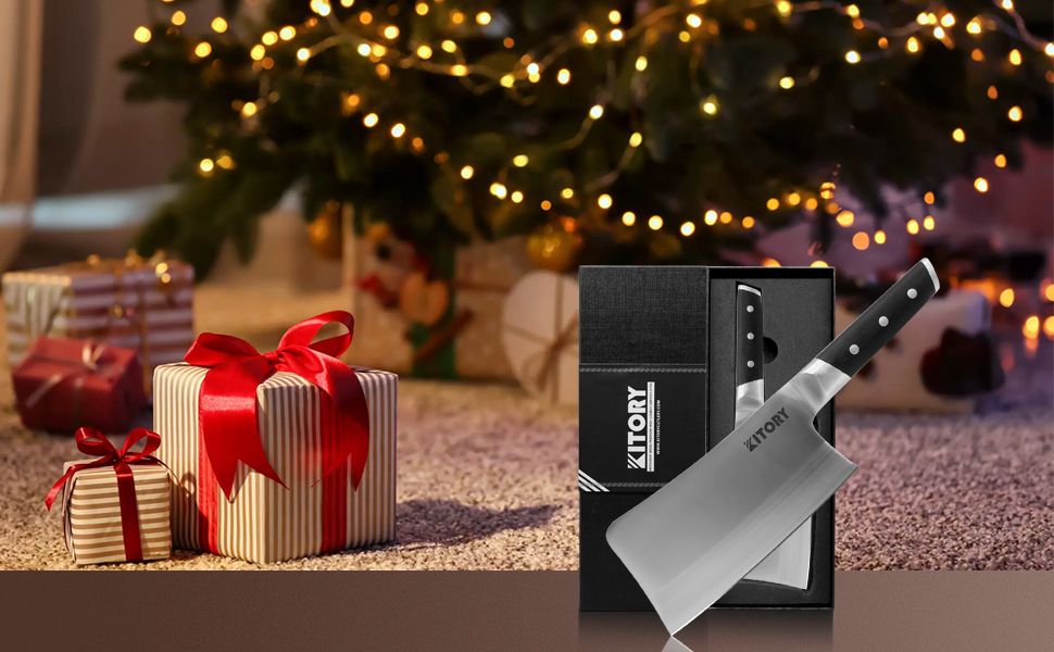 Kitory Hackmesser 18 см: кухонний ніж-сікач з високоякісної сталі, з ручкою з пакавуду (Mtd14de)