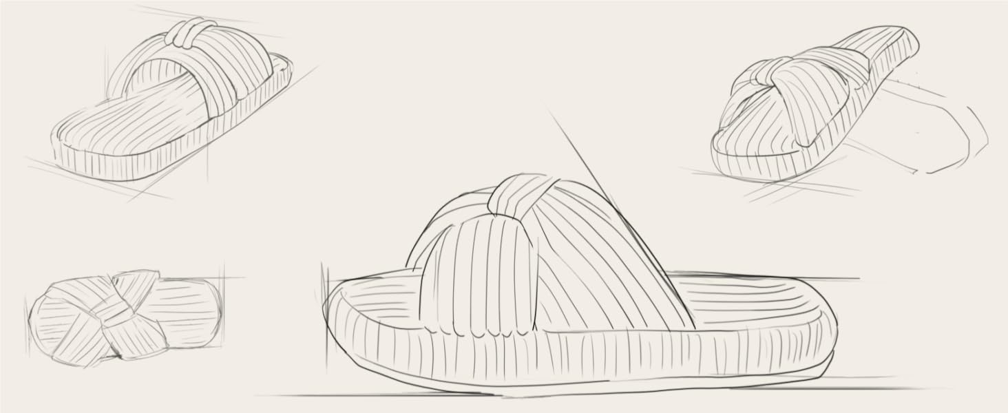 Жіночі халапи Чантомoo з піною Memory Foam, зручні та трендові, для дому та сну, з бантиком та перехресними ремінцями, колір бежевий, розмір 38/39 EU