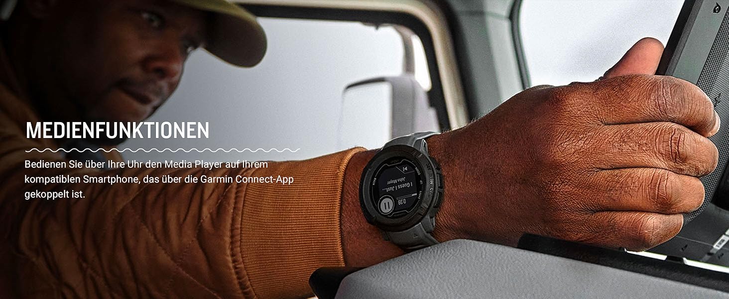 Garmin Instinct 2 Solar – смарт-годинник з GPS, сонячною зарядкою, 45 мм, сірий, для спорту та фітнесу