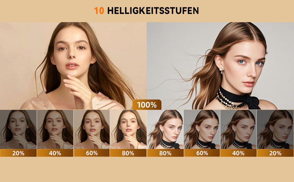 LED кільцеве світло для iPhone та смартфонів Handy Licht: 90 світлодіодів, бездротове, для селфі, макіяжу, відеозв'язку, TikTok, Vlog