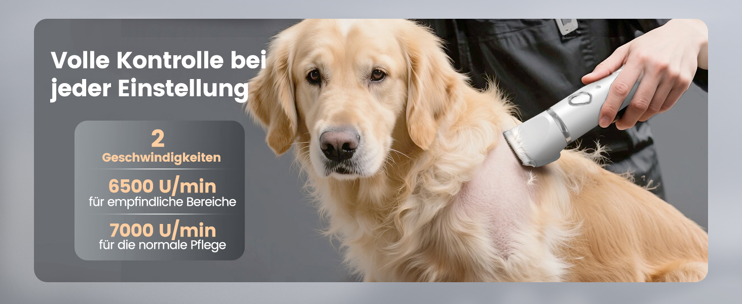 Набір 4 в 1 для стрижки собак: стрижка, триммінг, шліфування кігтів. Підходить для собак та котів. Безшумна модель для грумінгу.