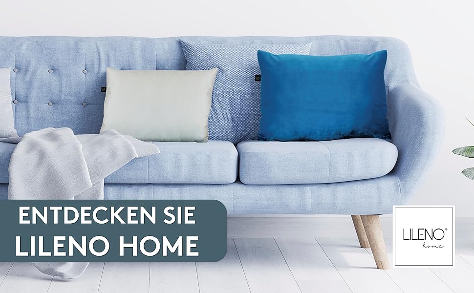 Подушка LILENO HOME 80x80 см [набір 2 шт.] – гіпоалергенна, антибактеріальна, для здорового сну, придатна для прання при 95°C, для алергіків