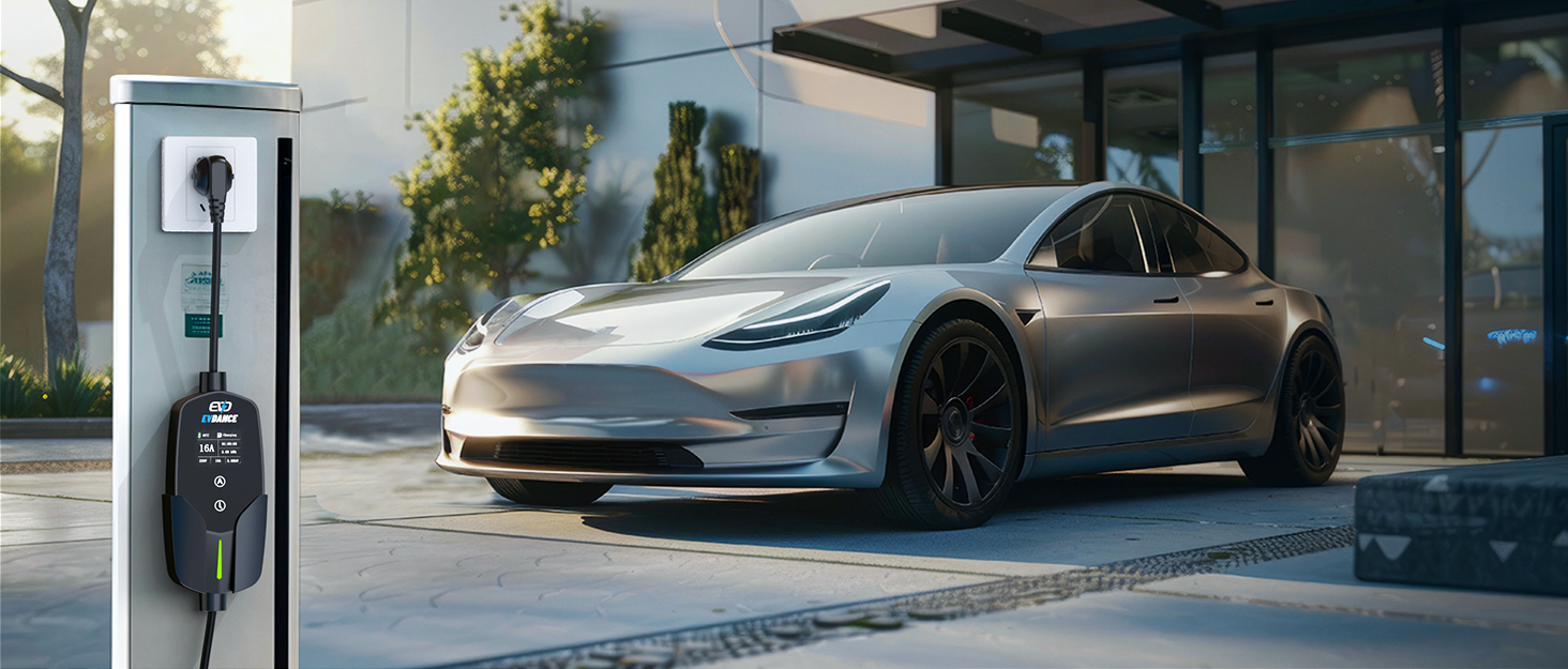 Кабель для зарядки електромобіля Type 2 Schuko, 3.68kW, 6.1м, 6-16A (чорний)