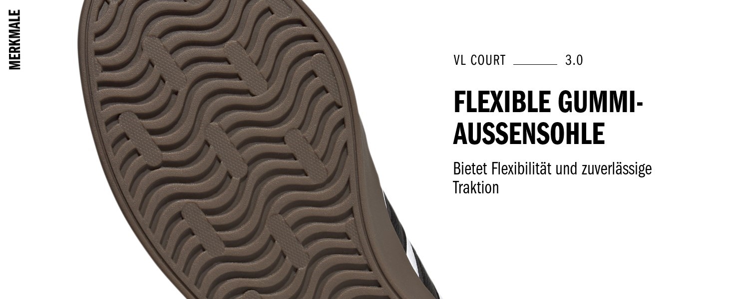 Жіночі кросівки Adidas VL Court Base, 40 EU, білий, чорний, сірий